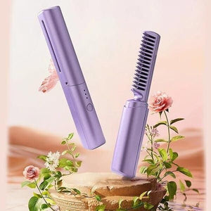 Holo Rechargeable Comb Hair Straightener