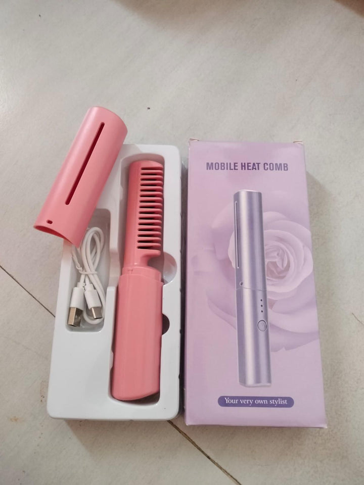 Holo Rechargeable Comb Hair Straightener